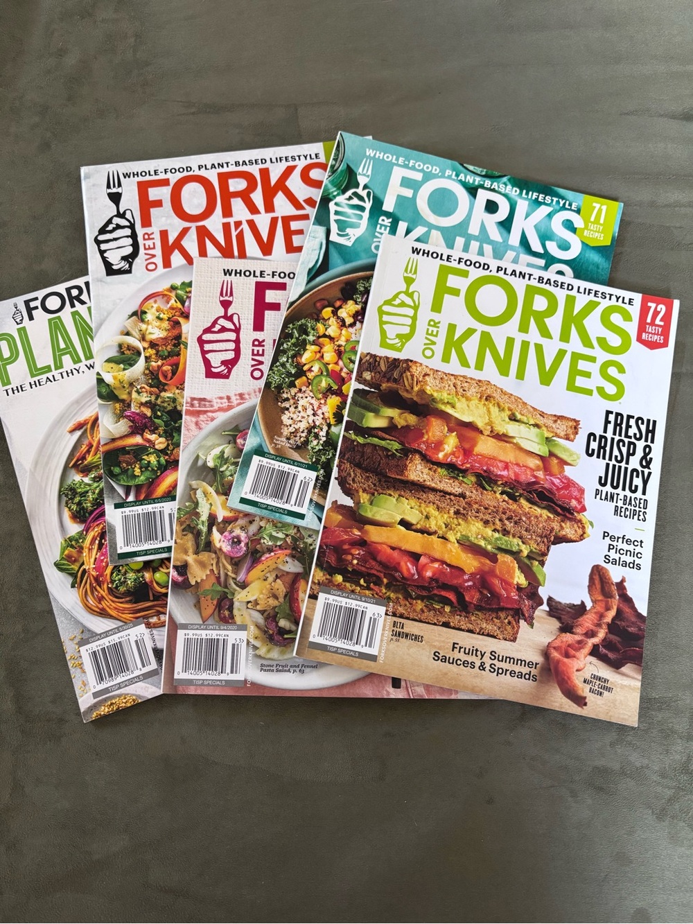 FORKS OVER KNIVES Plant Based Magazine Spring 2020, 2021, 2025 Summer 2020, 2021